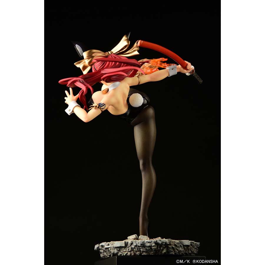 (PO) Fairy Tail Erza Scarlet High Kick Ver. Black Bunny Image_9
