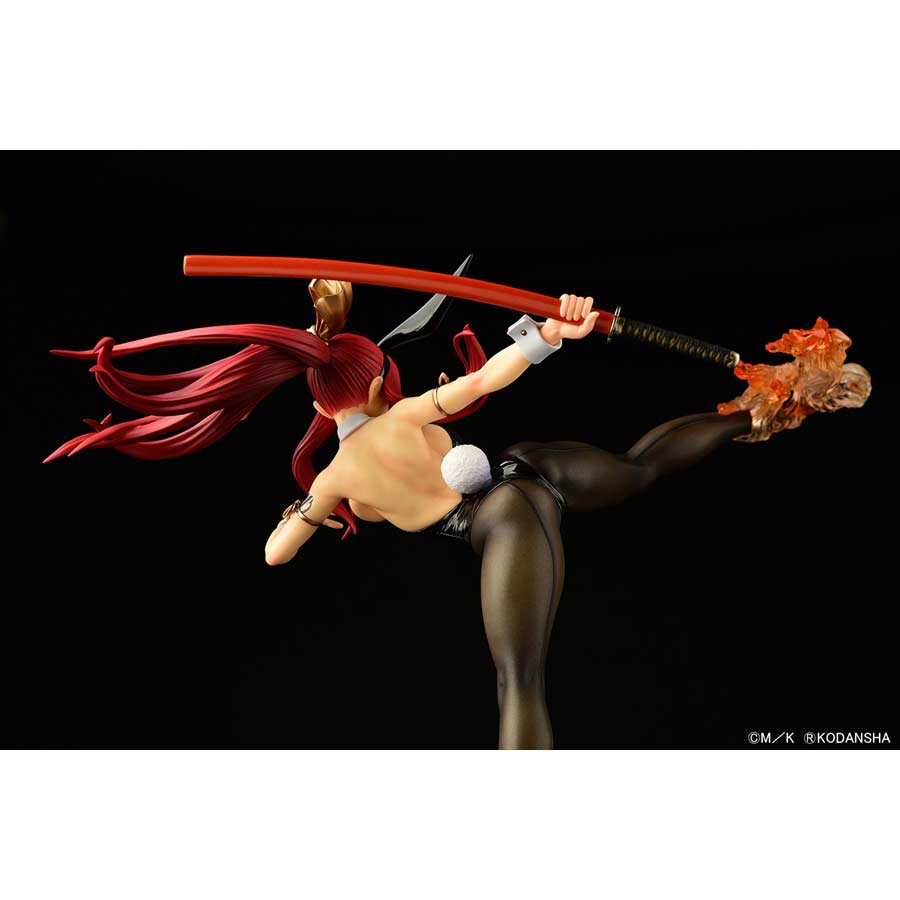 (PO) Fairy Tail Erza Scarlet High Kick Ver. Black Bunny Image_12
