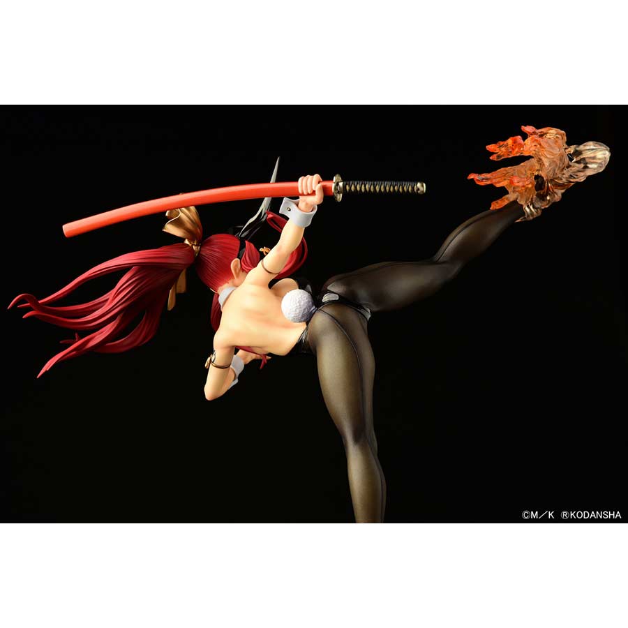 (PO) Fairy Tail Erza Scarlet High Kick Ver. Black Bunny Image_14