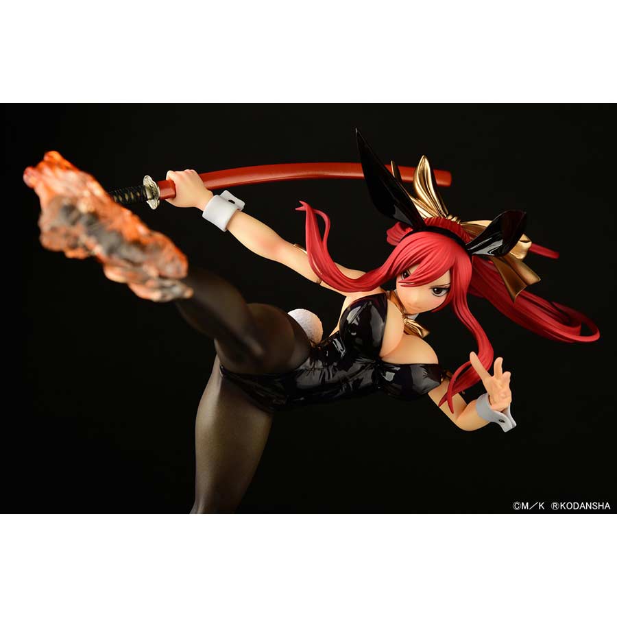 (PO) Fairy Tail Erza Scarlet High Kick Ver. Black Bunny Image_25