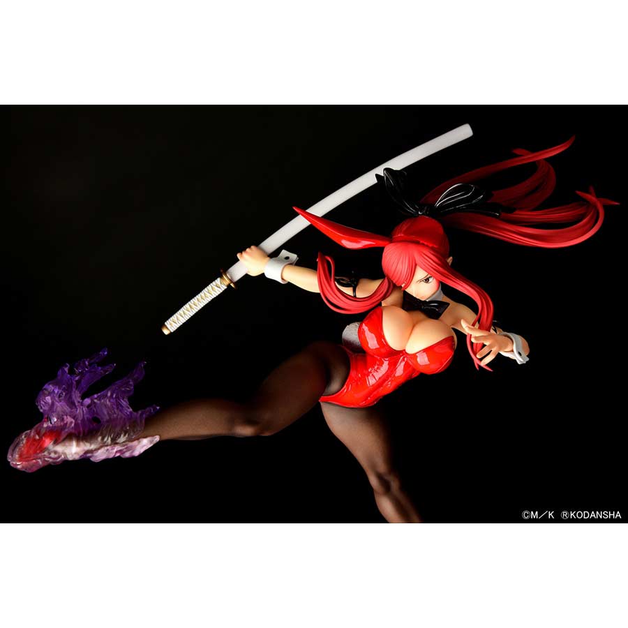 (PO) Fairy Tail Erza Scarlet High Kick Ver. Red Bunny Image_3