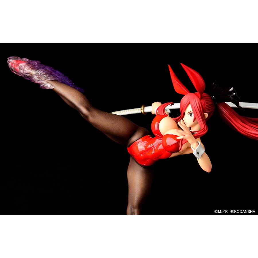 (PO) Fairy Tail Erza Scarlet High Kick Ver. Red Bunny Image_4