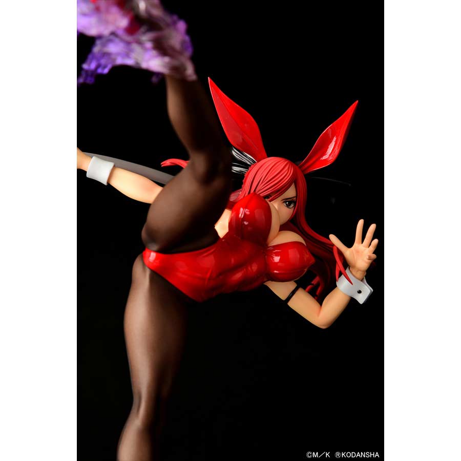 (PO) Fairy Tail Erza Scarlet High Kick Ver. Red Bunny Image_13
