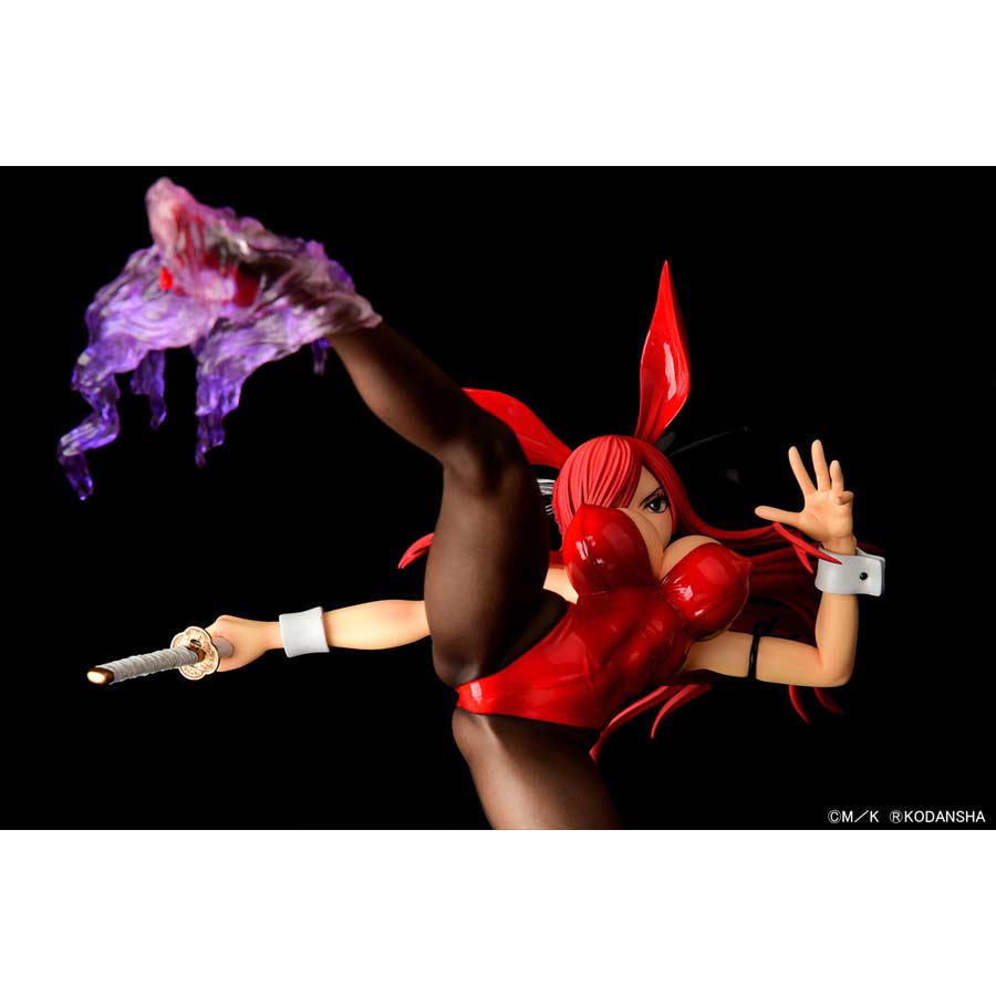 (PO) Fairy Tail Erza Scarlet High Kick Ver. Red Bunny Image_28