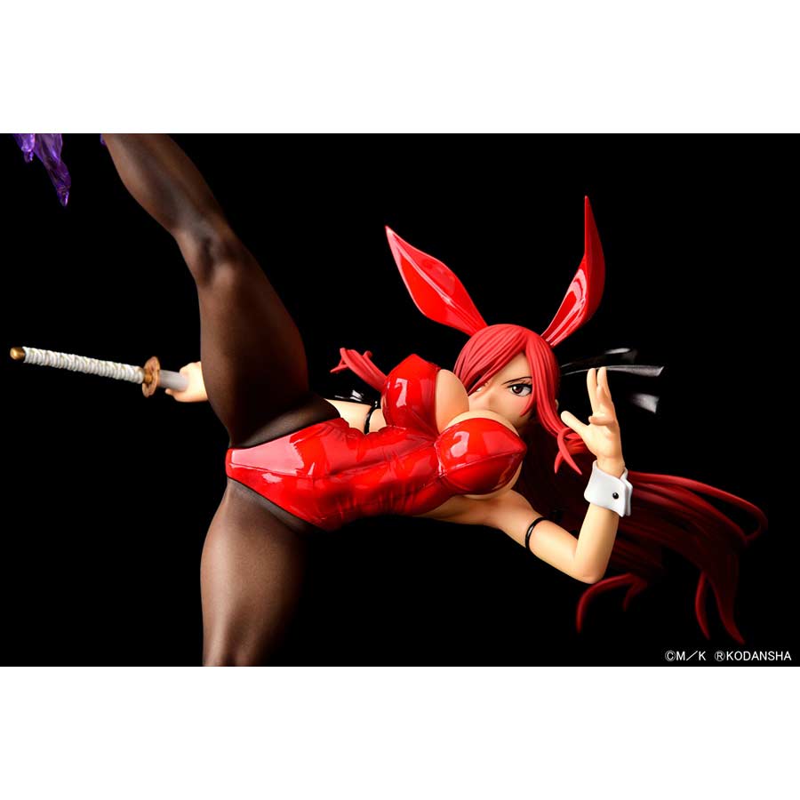 (PO) Fairy Tail Erza Scarlet High Kick Ver. Red Bunny Image_30