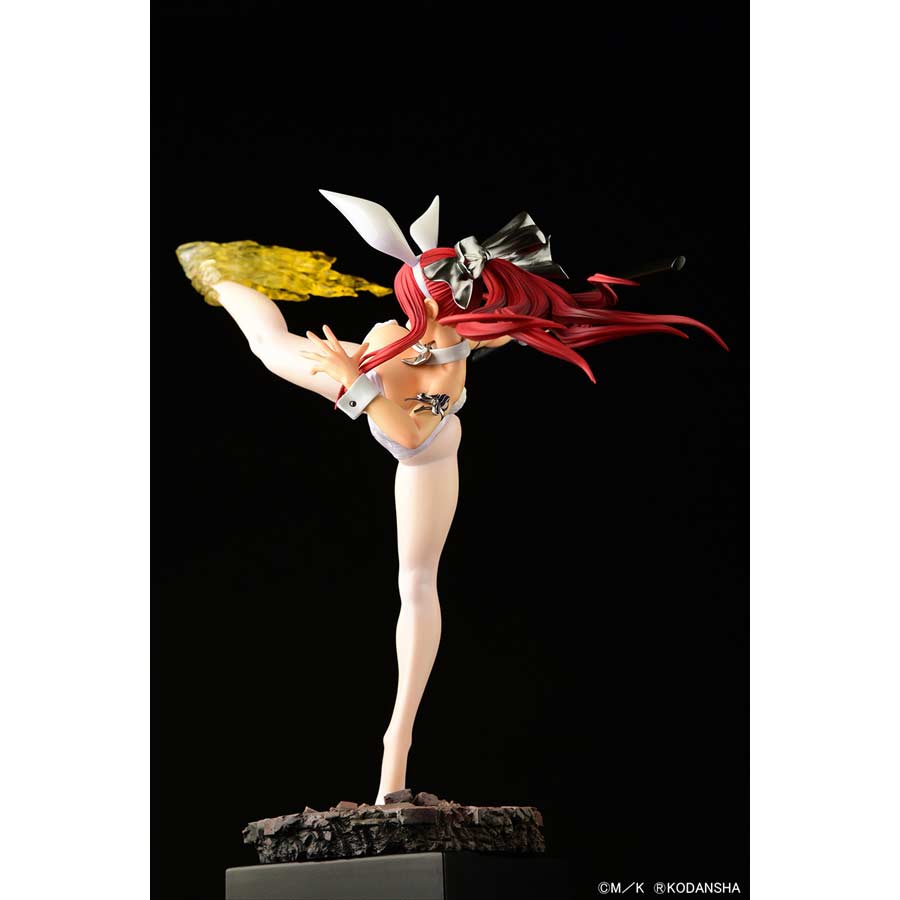 (PO) Fairy Tail Erza Scarlet High Kick Ver. White Bunny Image_6
