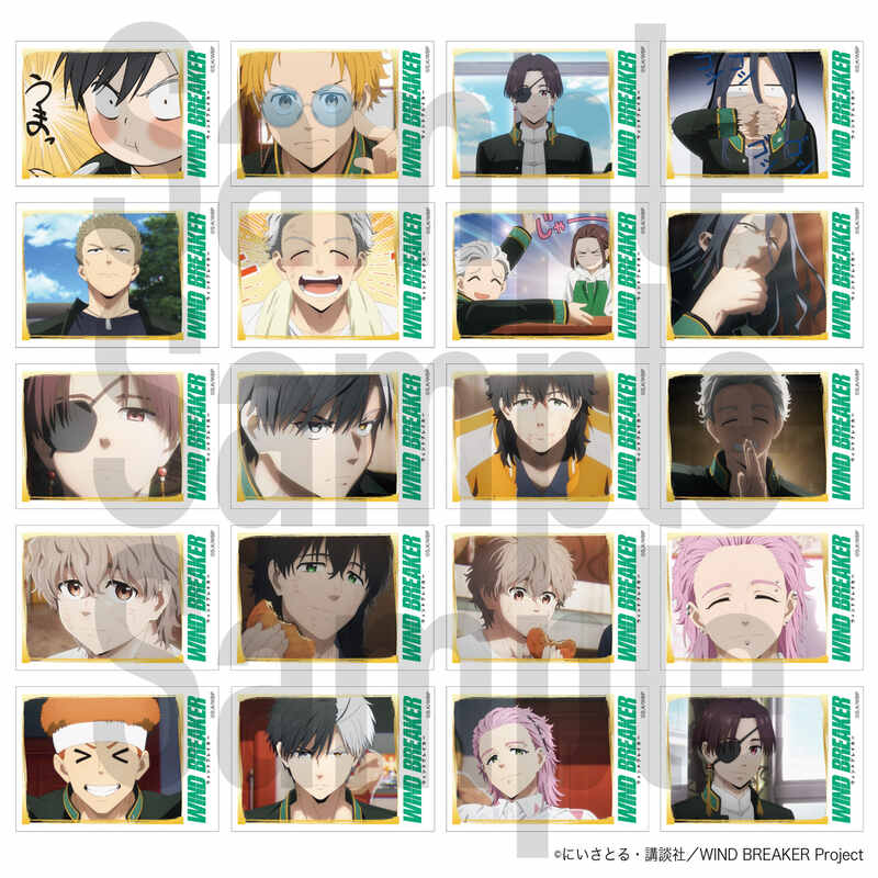 (PO) Wind Breaker Trading Sticker Set [BOX] Image_1