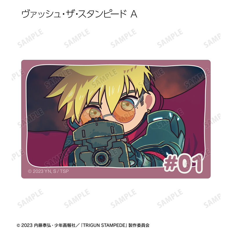 (PO) Trigun Stampede Trading Yuru Koma Card Sticker [BOX] Image_3