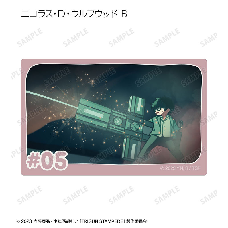 (PO) Trigun Stampede Trading Yuru Koma Card Sticker [BOX] Image_8