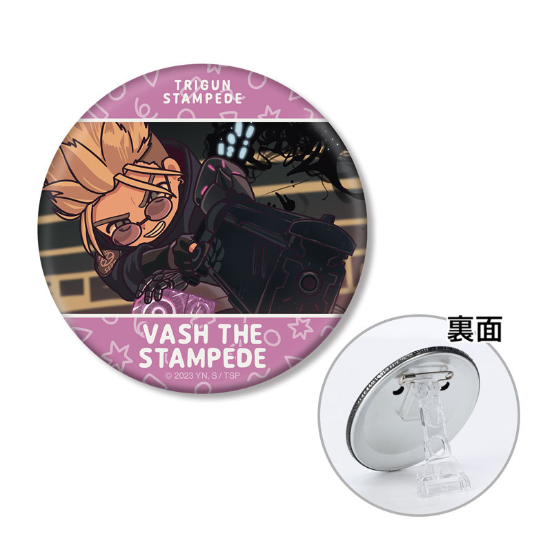 (PO) Trigun Stampede Vash the Stampede Yuru Koma 3 Way Can Badge Ver. D Image_2