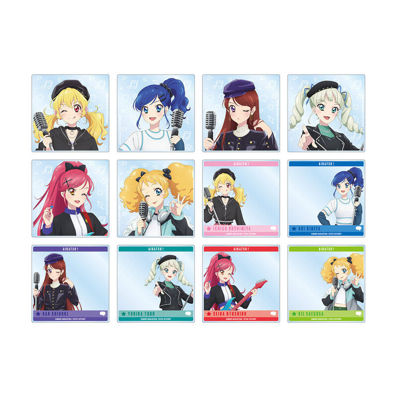 (PO) Aikatsu! 10th Story -Starway to the Future- Original Illustration Casual Rock Ver. Trading Acrylic Photo [BOX] Image_2