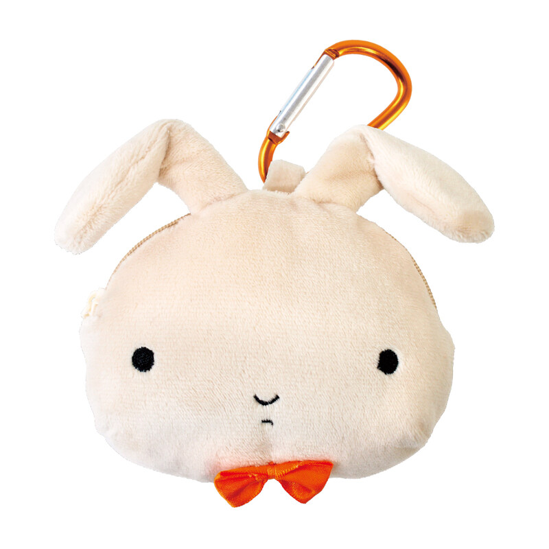 (PO) Crayon Shin-chan Plush Fastener Mascot with Carabiner Nene-chan Rabbit Image_1