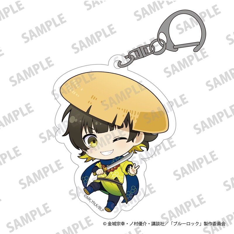 (PO) Blue Lock Mini Chara Acrylic Key Chain Furaibo Ver. Bachira Meguru Image_1