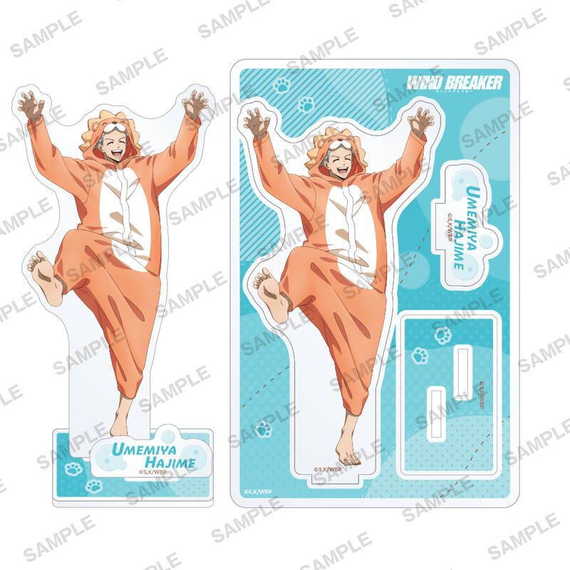 (PO) Wind Breaker Acrylic Stand Pajamas Party Ver. Umemiya Hajime Image_1