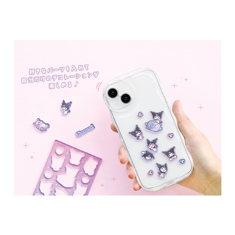 (PO) Sanrio Characters Acrylic Flake Kuromi Image_3
