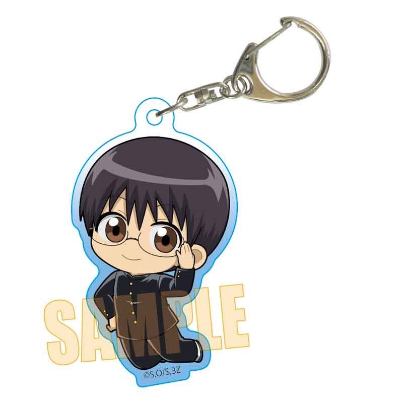 (PO) Pukasshu Acrylic Key Chain 3-Z Class Ginpachi-sensei Shimura Shinpachi Image_1