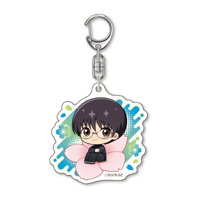 (PO) 3-Z Class Ginpachi-sensei Petite Fleur Acrylic Key Chain Shinpachi Image_1