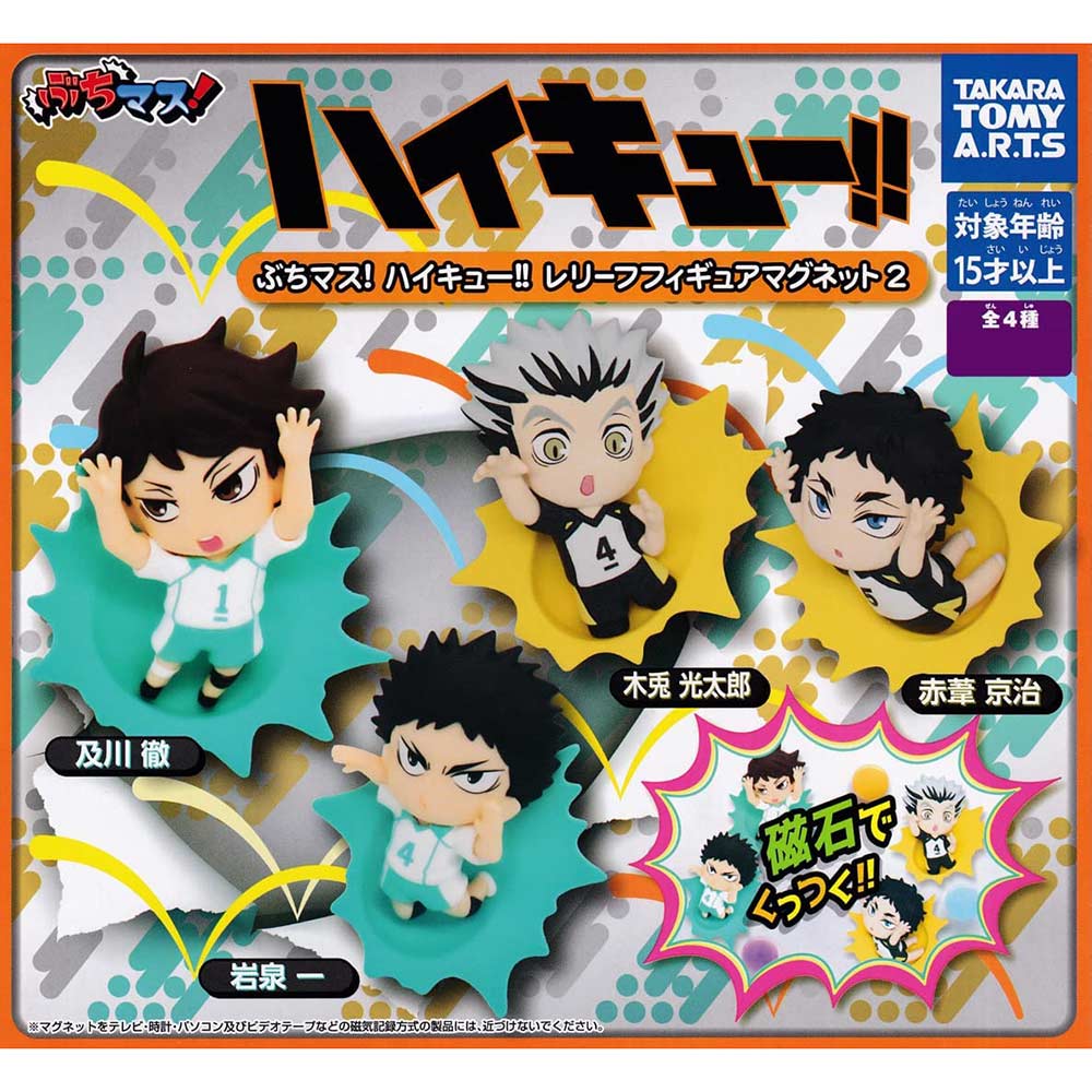 BuchiMas! Haikyu!! Relief Figure Magnet 2