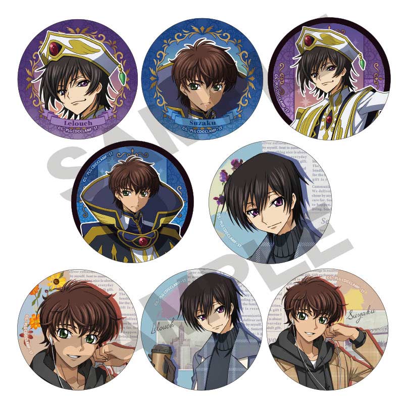 Code Geass Lelouch of the Rebellion Trading Can Badge [BOX]