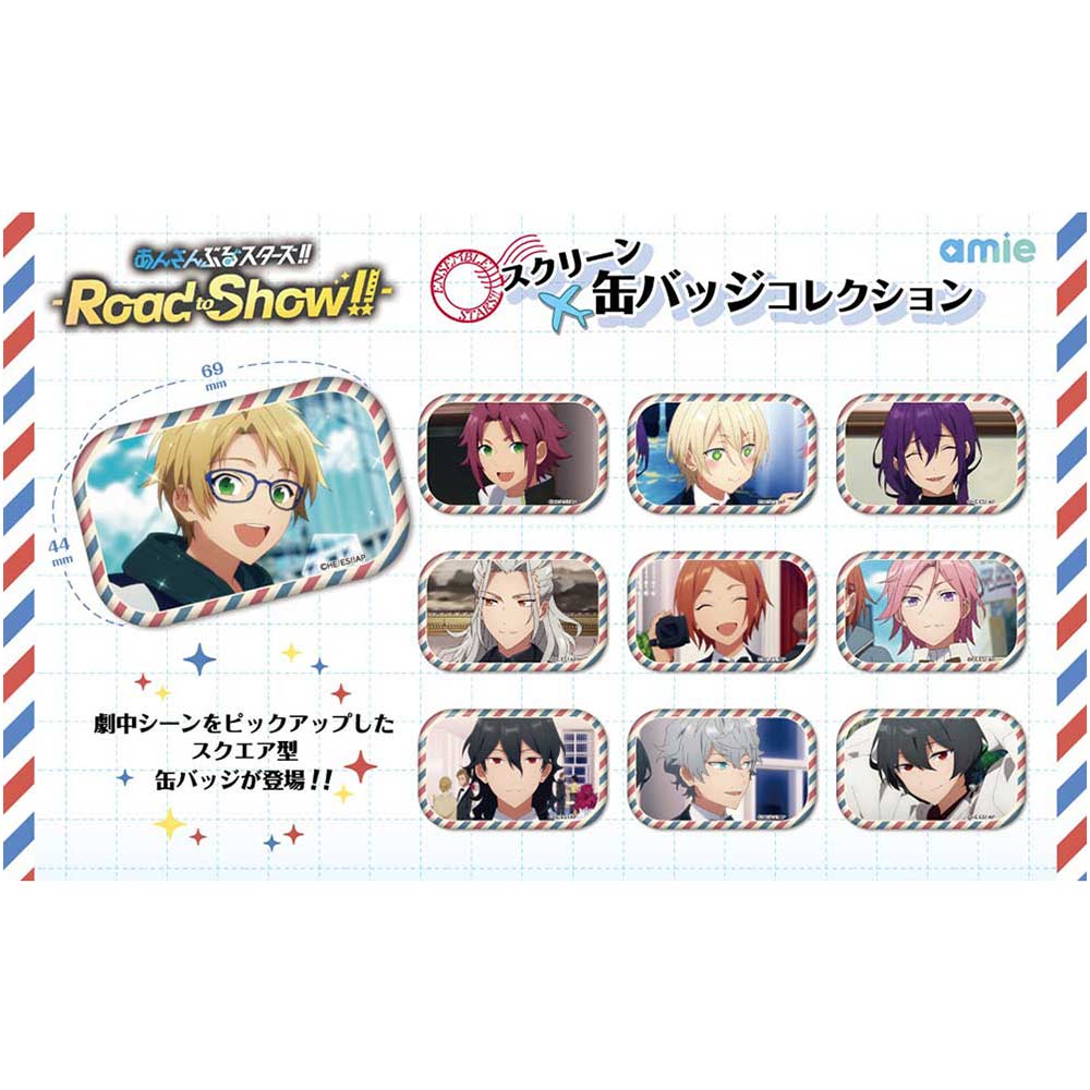 (PO) Ensemble Stars!! Road to Show!! Screen Can Badge Collection [BOX]
