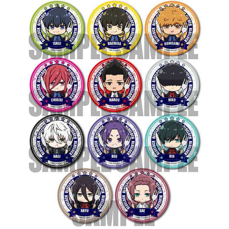 Trading Can Badge Blue Lock Gochi Chara [BOX]
