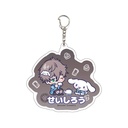 Deka Acrylic Key Chain Blue Lock x Sanrio Characters 06 Nagi Seishiro x Cinnamoroll (Mini Character Illustration)