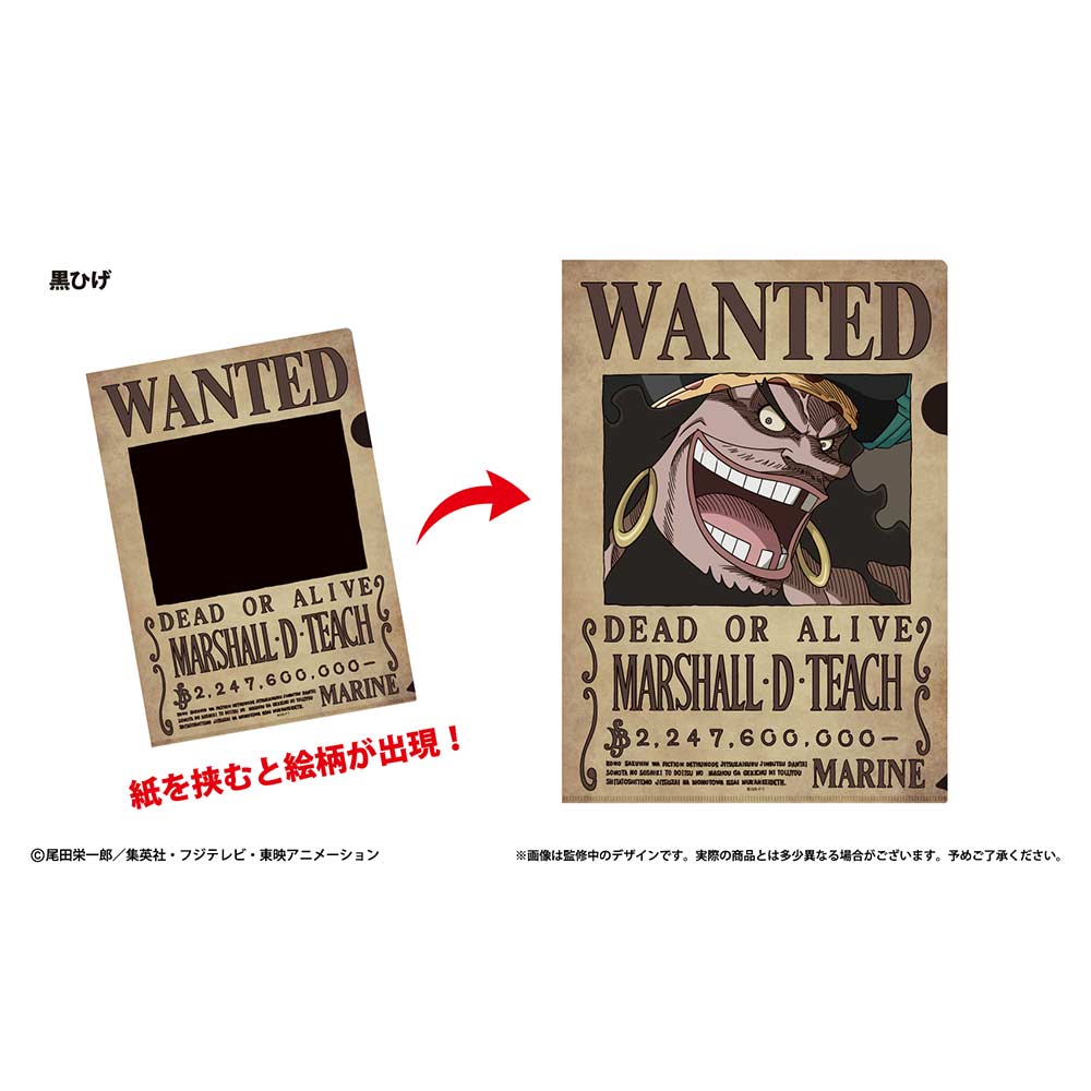 One Piece Wanted Poster Trick File Vol. 2 Blackbeard