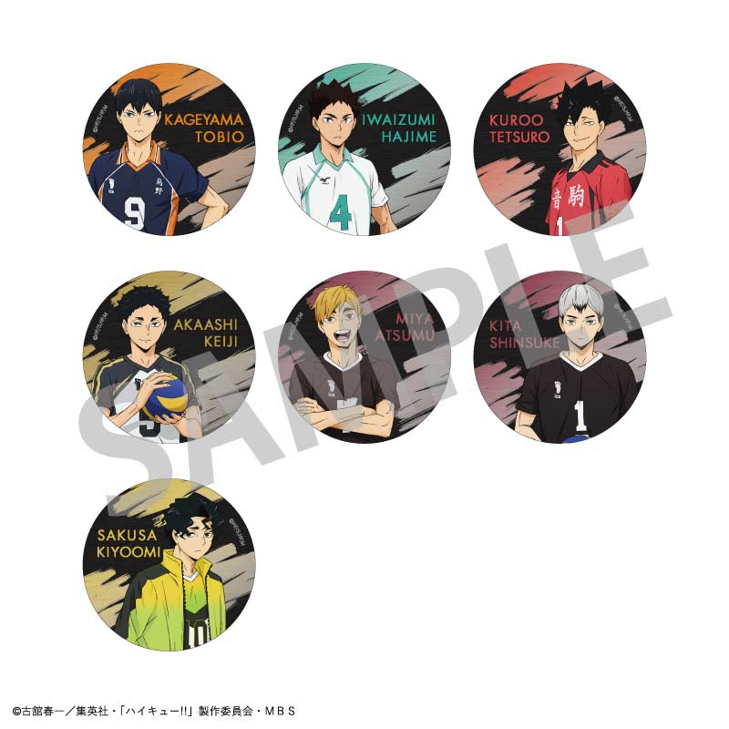 (PO) Haikyu!! Trading Metal Can Badge B [BOX]