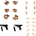 (PO) LittleArmory <LAOP14> Tactical Gloves for Sousai Shojo Teien 2 Handgun Set (Tan)
