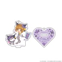 Cardcaptor Sakura x Sanrio Characters Acrylic Stand Key Chain Flower Ver. Sakura x Kuromi