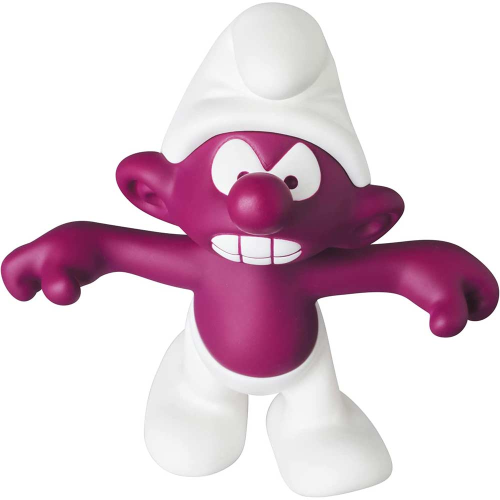 (PO) UDF The Smurfs Series 1 Angry Smurf Purple