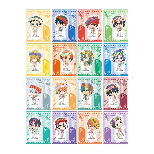 (PO) Yowamushi Pedal LIMIT BREAK Trading Acrylic Stand BIRTHDAY FLOWER 2 Mini Character Ver. [BOX]