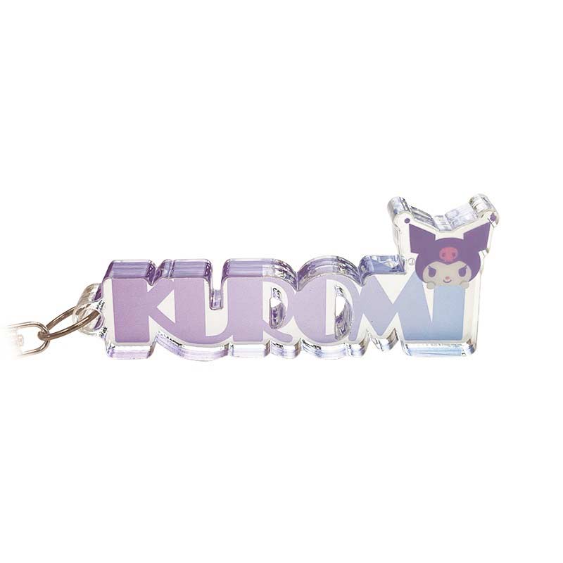 Sanrio Characters Acrylic Name Block Key Chain Kuromi