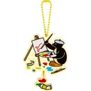 Pingu Acrylic Key Chain Painting