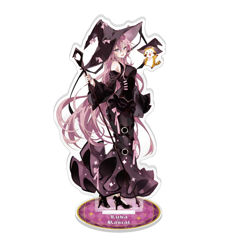 Hatsune Miku x Rascal the Raccoon 2023 Acrylic Stand Megurine Luka