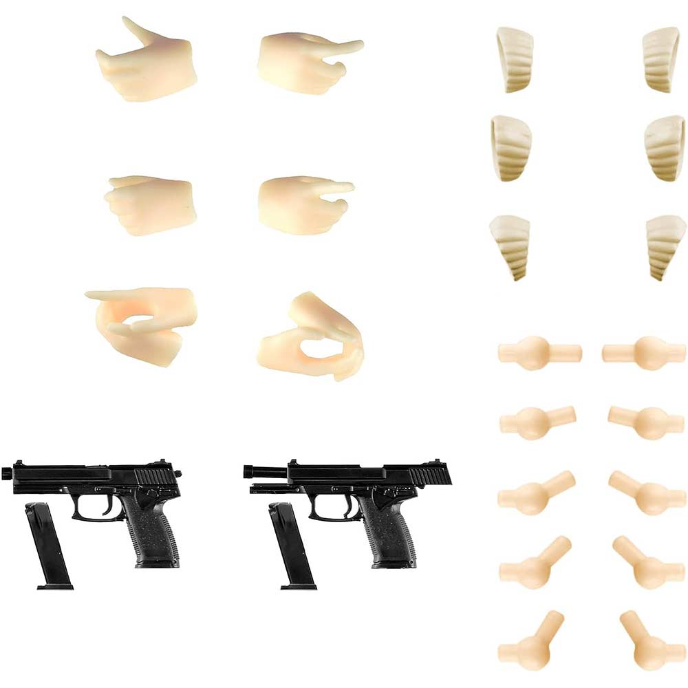 (PO) LittleArmory LAOP16 Hands for Guns for Sousai Shojo Teien 2 Handgun Set