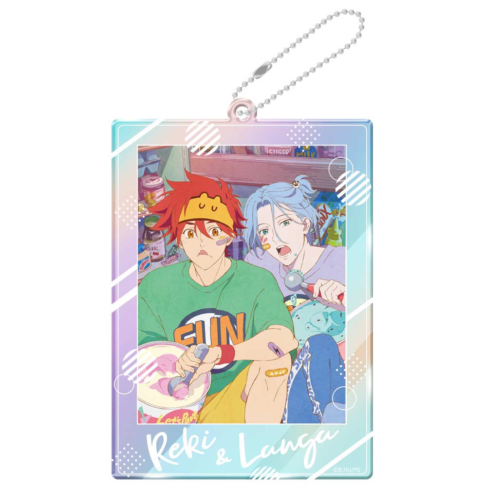 SK8 the Infinity Hologram Acrylic Key Chain C Reki & Langa