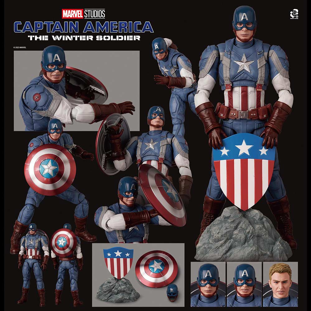MAFEX Captain America: The Winter Soldier - Captain America (Classic Suit)
