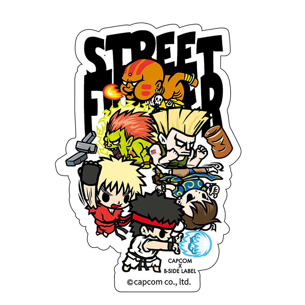 (PO) Capcom x B-Side Label Sticker CAPCOM 40th Street Fighter