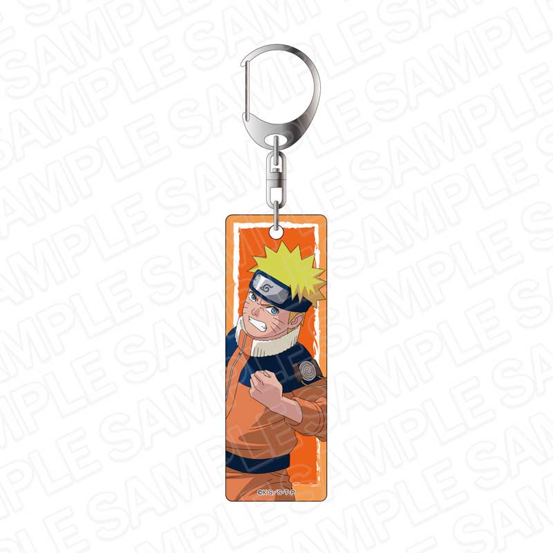 (PO) Naruto Plate Key Chain Uzumaki Naruto Battle Ver.