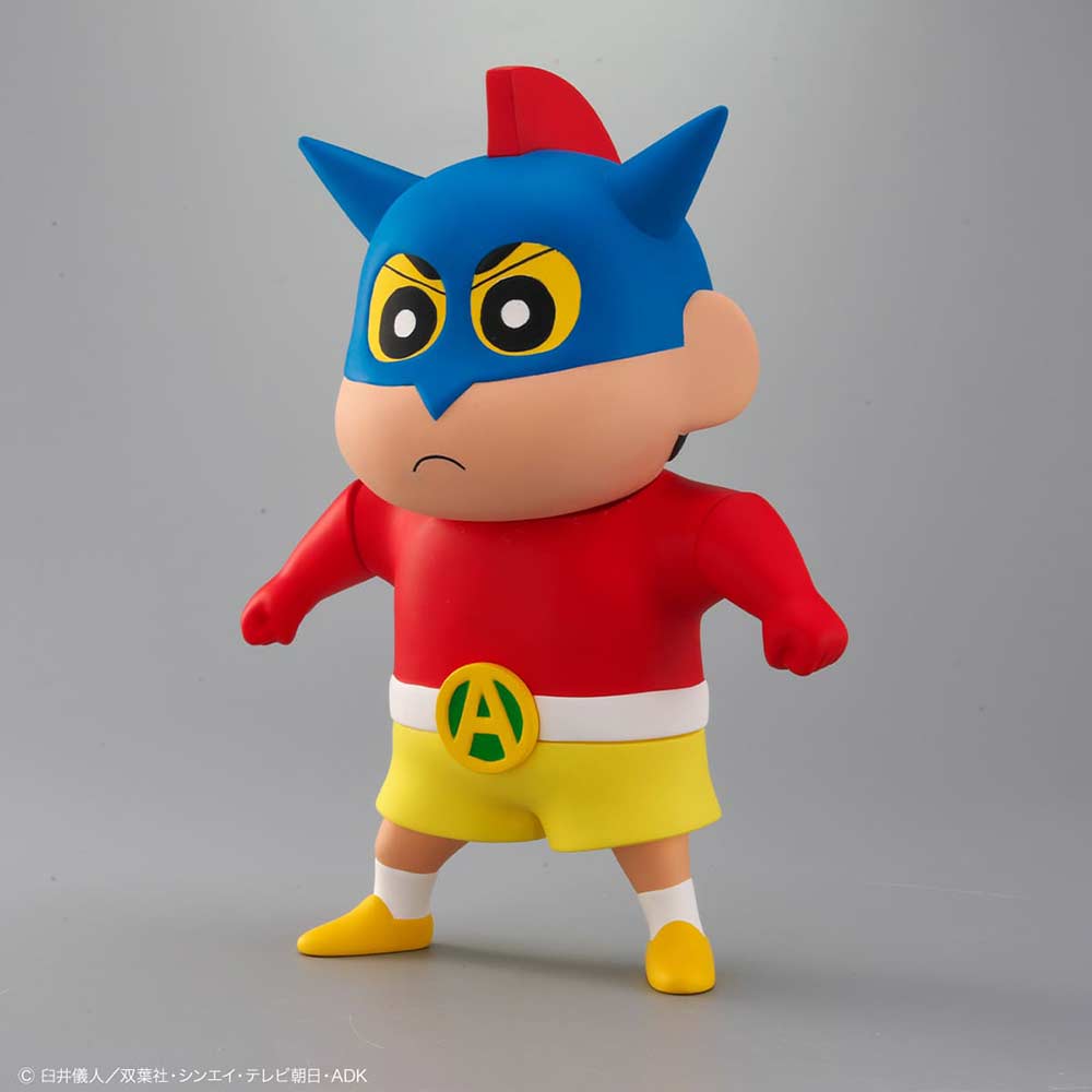 (PO) Crayon Shin-chan Soft Vinyl Figure Collection Shinnosuke Action Mask Cosplay Ver.