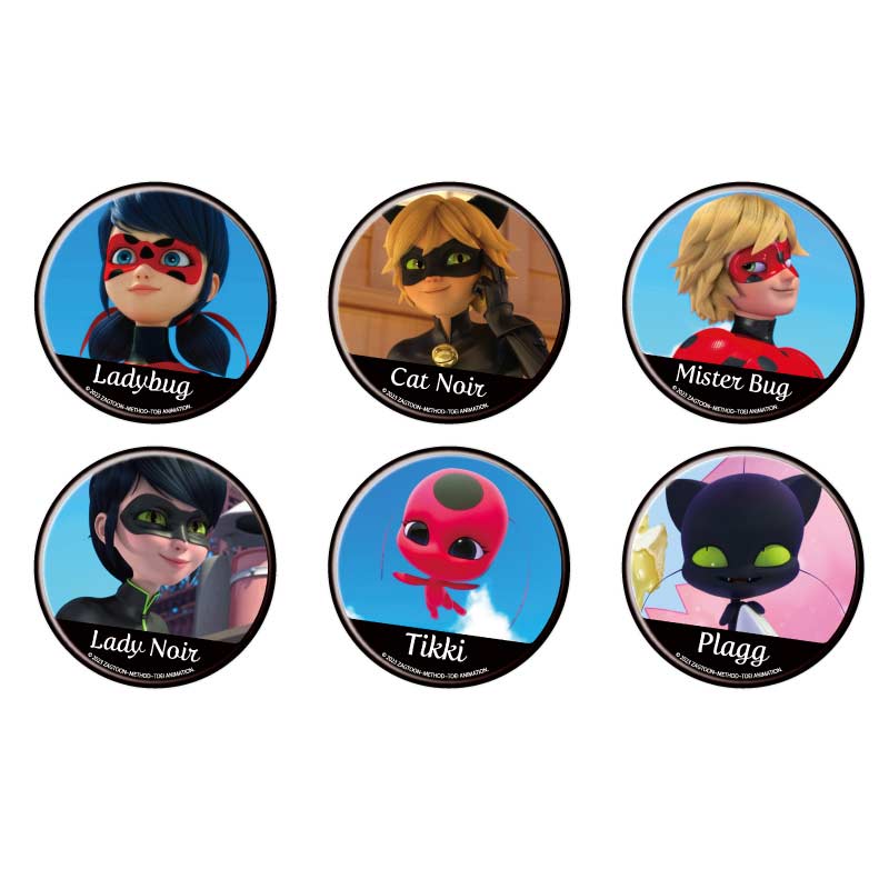 Can Badge Miraculous: Tales of Ladybug & Cat Noir 04 Scenes Illustration [BOX]