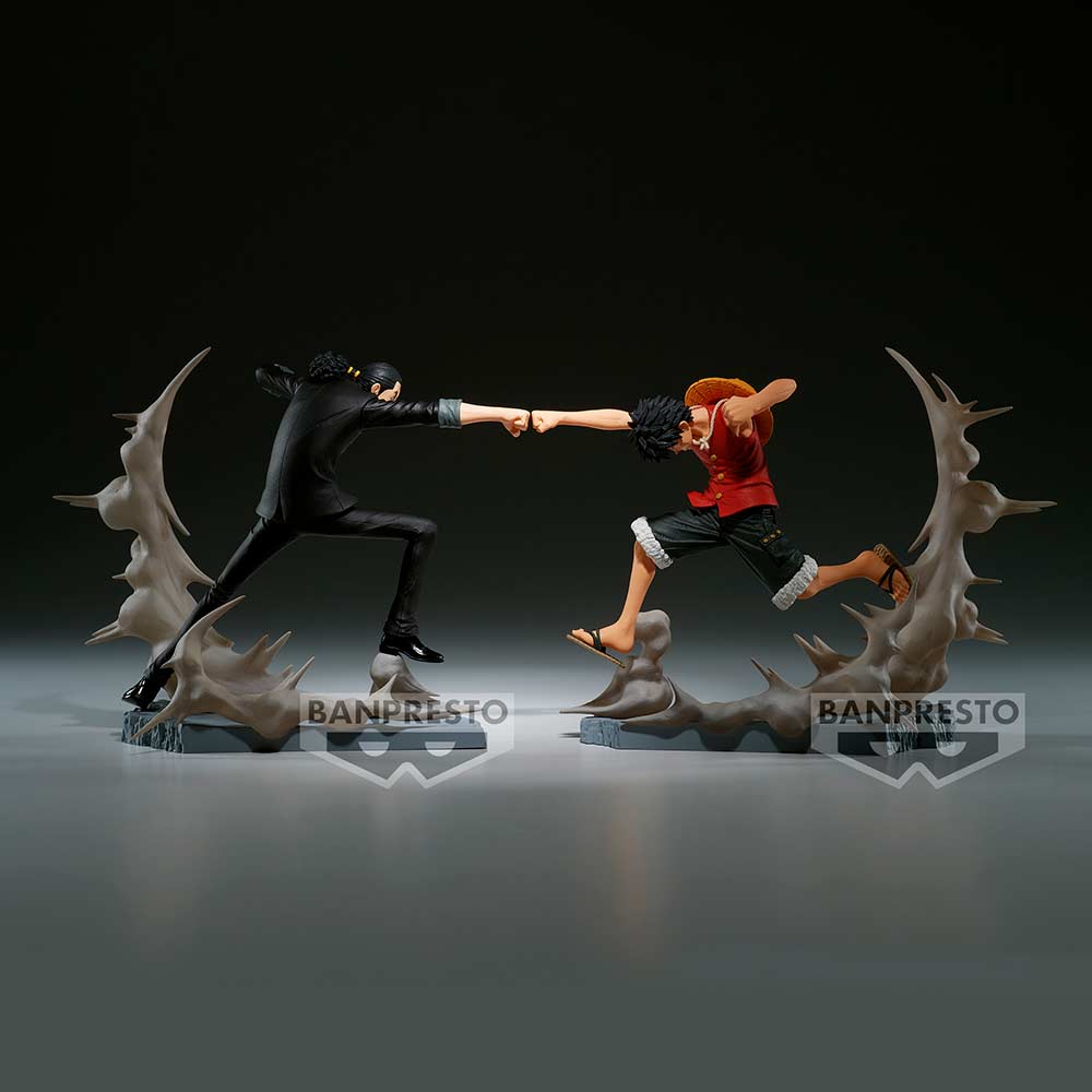 One Piece Senkozekkei Monkey D.Luffy & Rob Lucci set