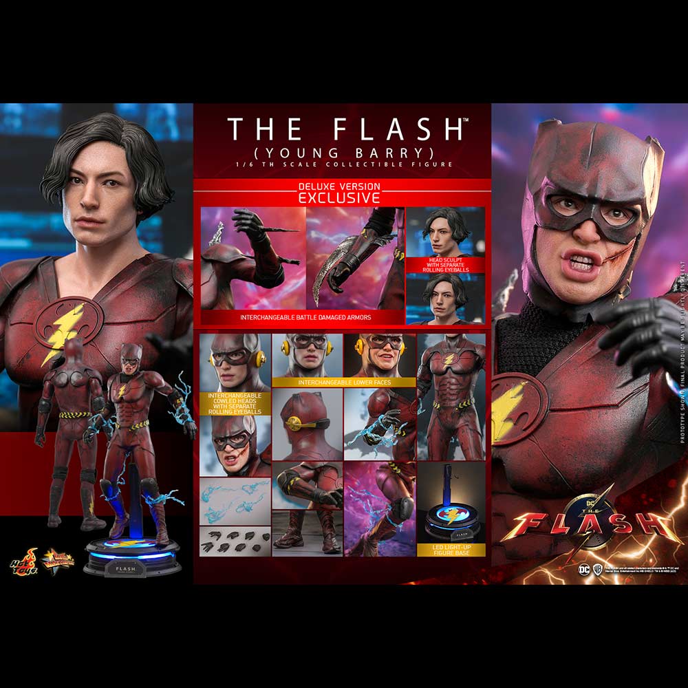 (PO) Movie Masterpiece Series MMS724 - The Flash - The Flash (Young Barry) (Deluxe Version)