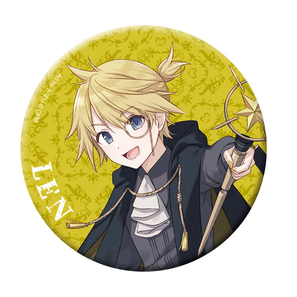 Hatsune Miku Series Can Badge Wizard C Kagamine Len