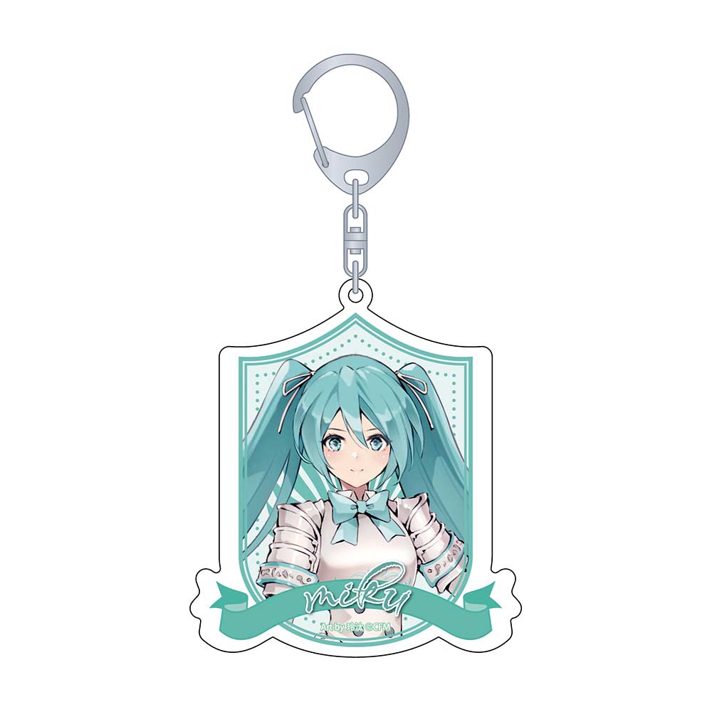 Hatsune Miku Series Wire Acrylic Key Chain Knight A Hatsune Miku