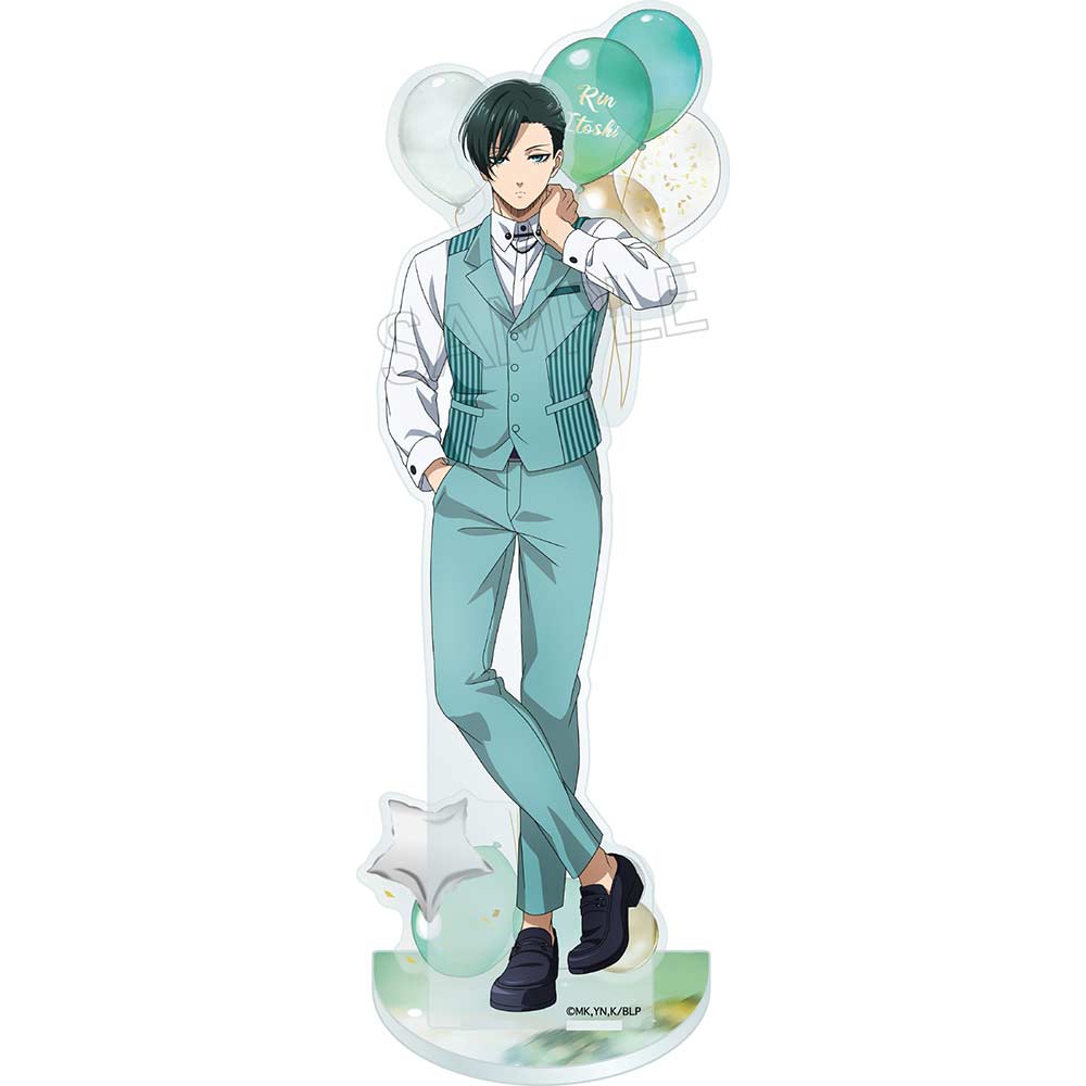 Blue Lock Acrylic Stand Balloon Bouquet Itoshi Rin