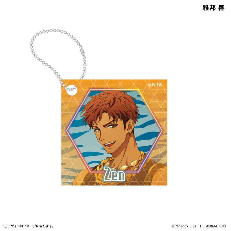 Paradox Live Slide Acrylic Key Chain Gaho Zen