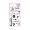 Sanrio Characters Sukipi ni Todoke Sticker Purple & Black