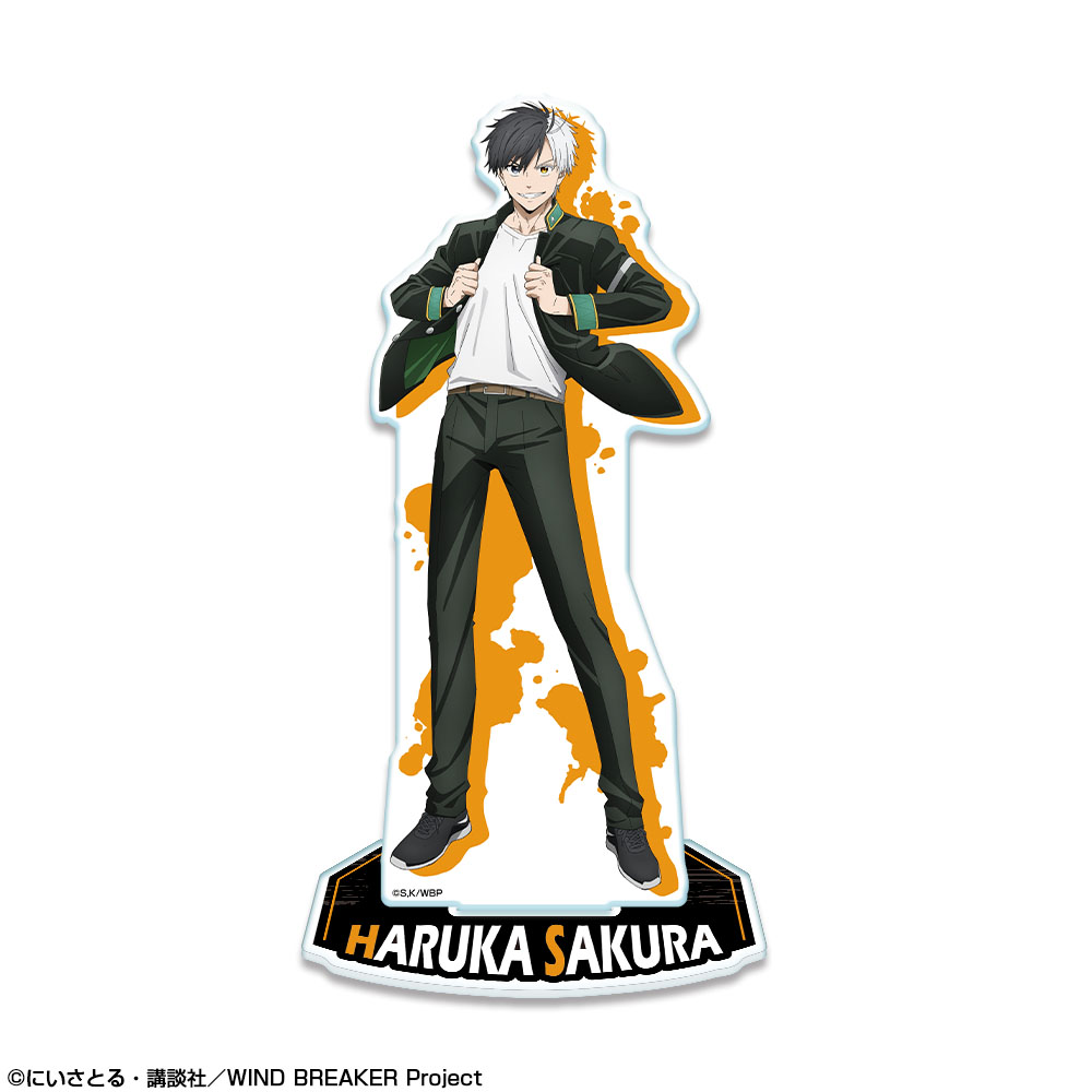 Wind Breaker Acrylic Stand Design 01 Sakura Haruka